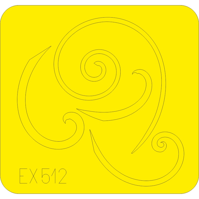 1/48 Bf 109G Spinner Spirals (for Eduard)