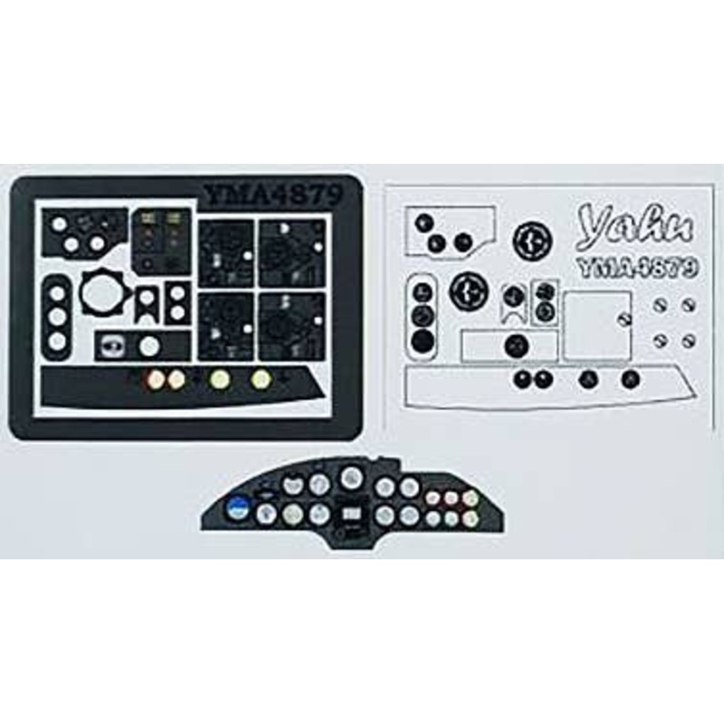 1/48 Heinkel He111H Coloring Instrument Panel Revell / ICM