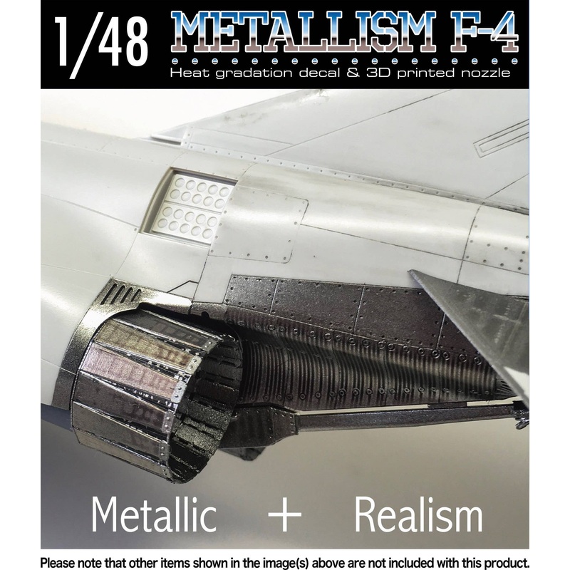 1/48 HMAM3 Metallism F-4E Nozzle & Decal