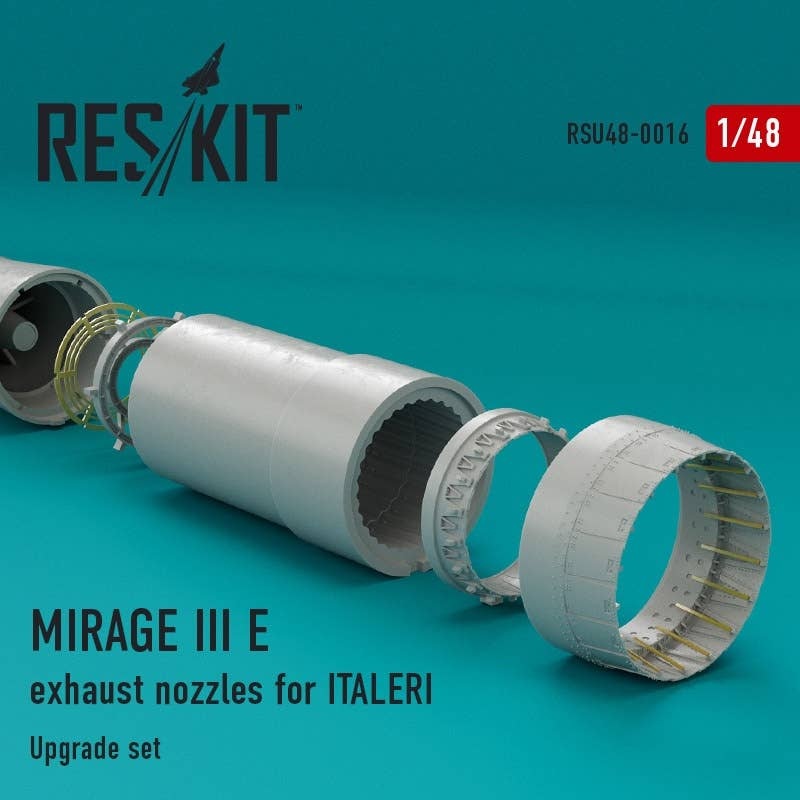 1/48 Mirage III(E) Exhaust Nozzles (for Italeri)