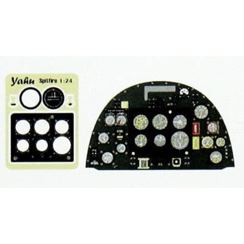 1/24 Spitfire Mk.I Colored Instrument Panel (Airfix)