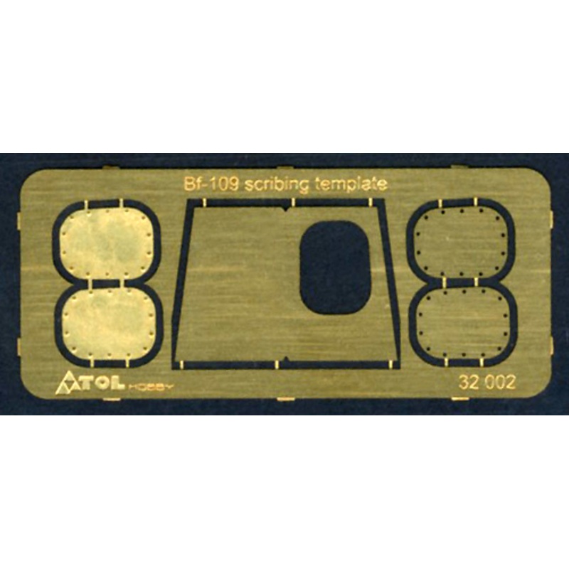 1/32 Bf-109F/G/K Master Compass Hatch Scribing Template