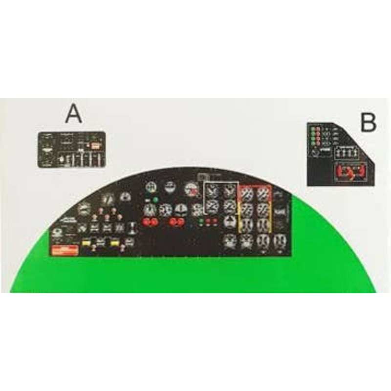 1/32 Boeing B-17G Coloring Instrument Panel HK Model