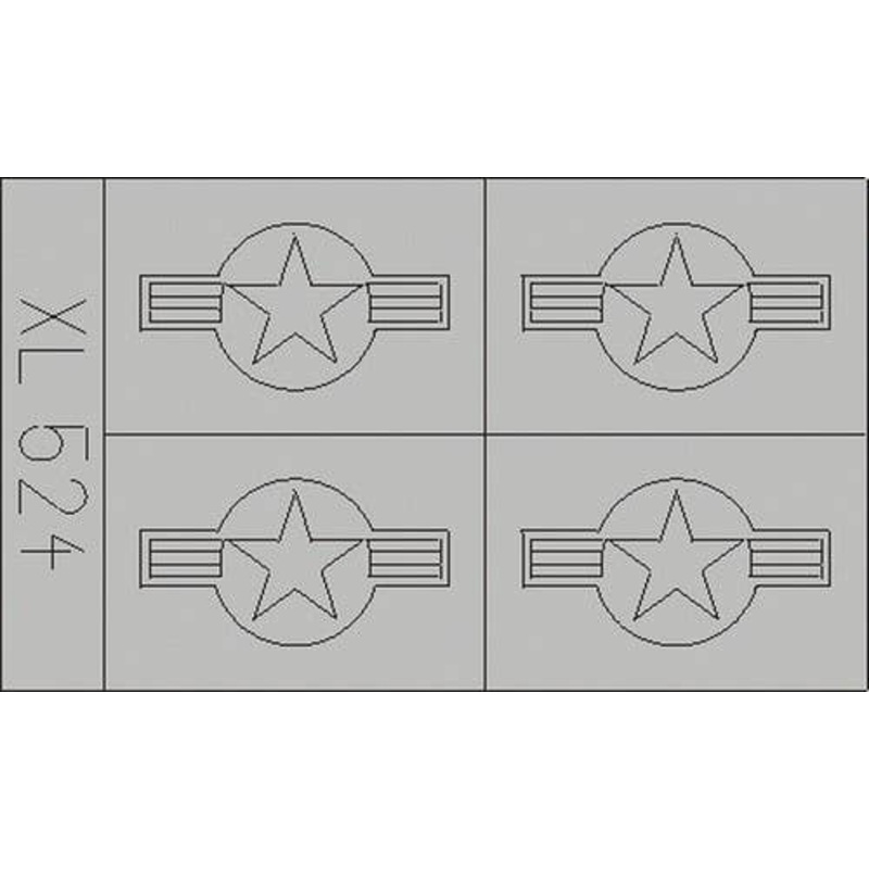 1/32 F-105 Nationality Mark Paint Mask Sticker