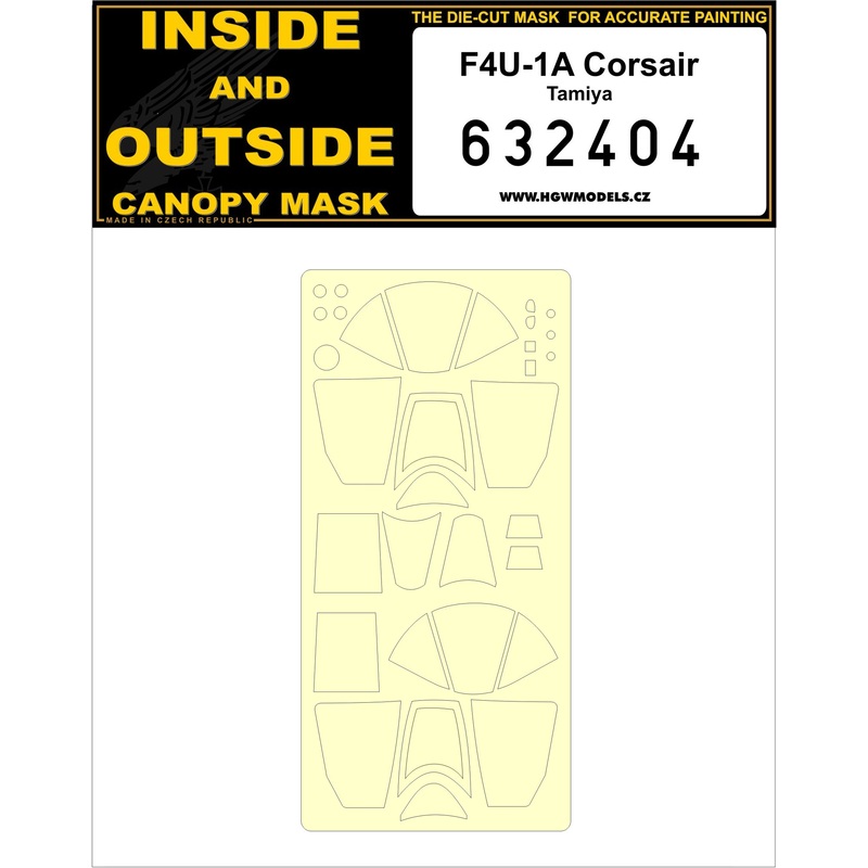 1/32 F4U-1A Corsair Paint Mask (for Tamiya)