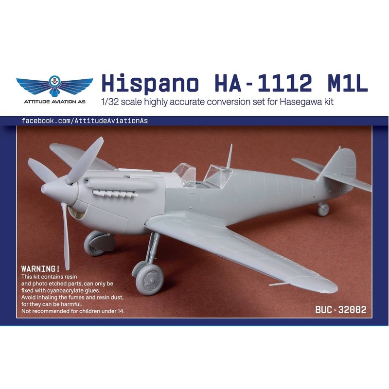 1/32 Hispano HA-1112 M1L Conversion Set
