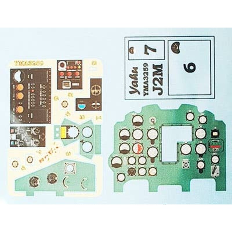 1/32 J2M Raiden Coloring Instrument Panel (Hasegawa)