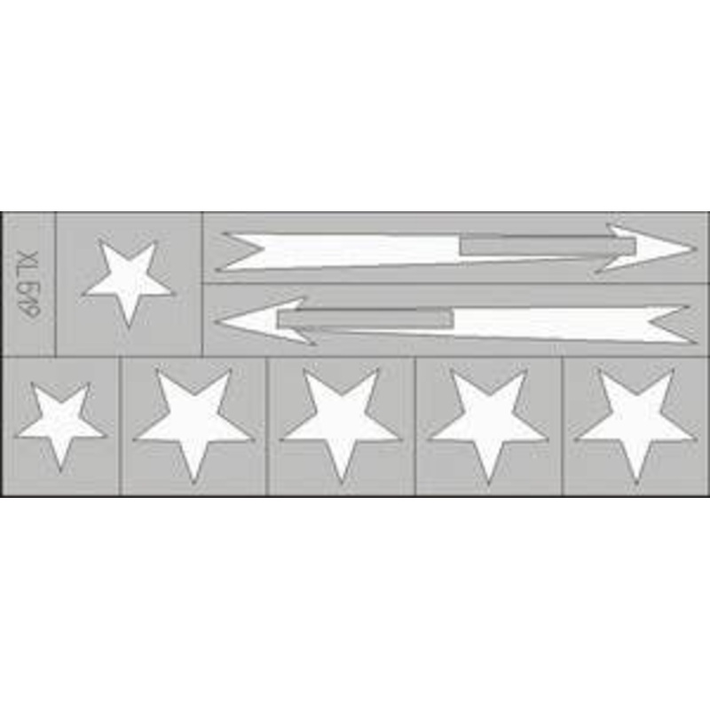 1/32 MiG-3 Nationality Mark Paint Mask Sticker