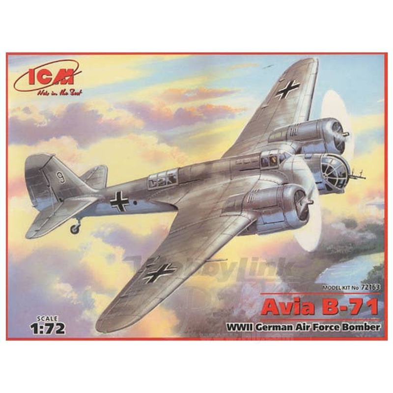 1/72 Avia B-71 WWII German Air Force Bomber