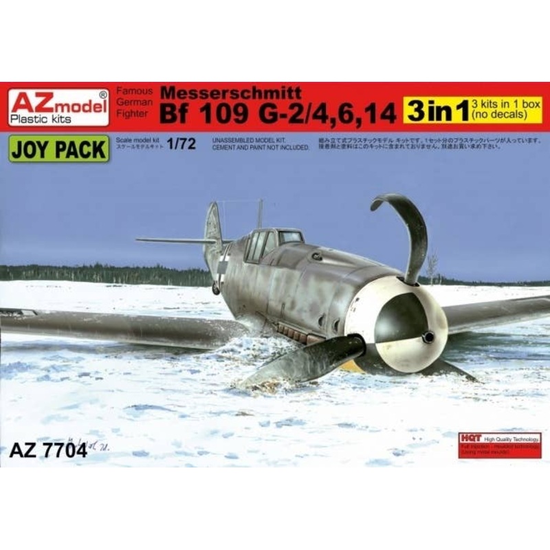1/72 Bf-109G-2/4 G-6 G-14 (3-Kit Set)