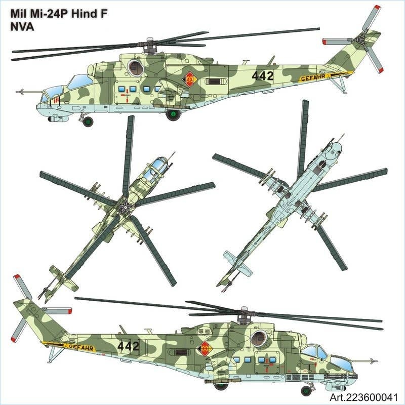 1/87 Mil-24P Hind-P Nationale Volksarmee NVA