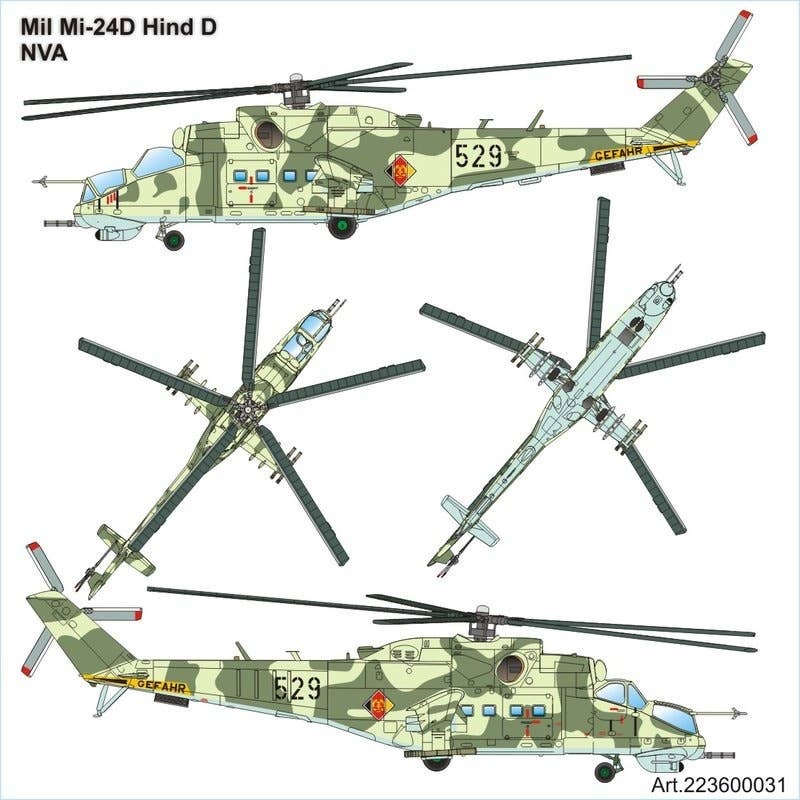 1/87 Mil Mi-24D Hind D NVA