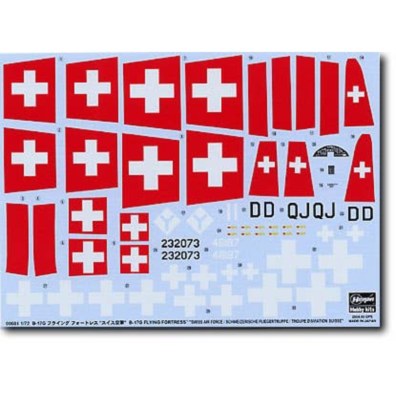 1/72 B-17G Flying Fortress Swiss Air Force