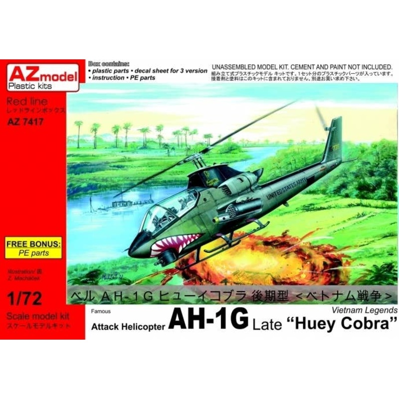 1/72 Bell AH-1G Late "Huey Cobra" Vietnam Legends
