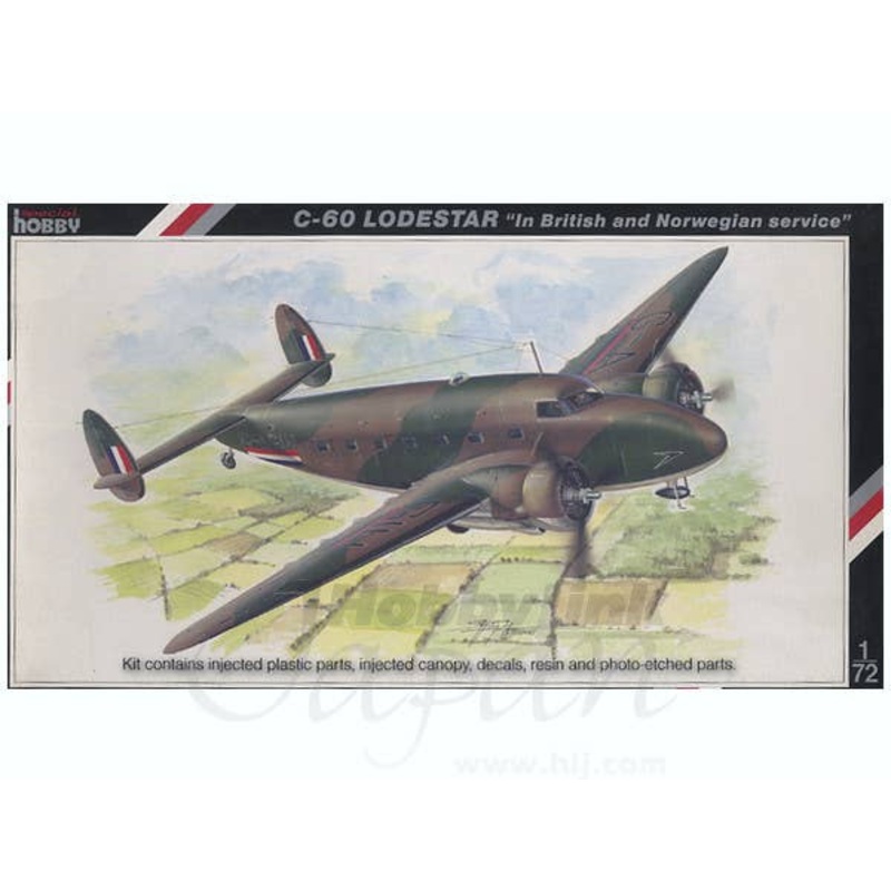 1/72 C-60 Lodestar "In British and Norwegian Service"