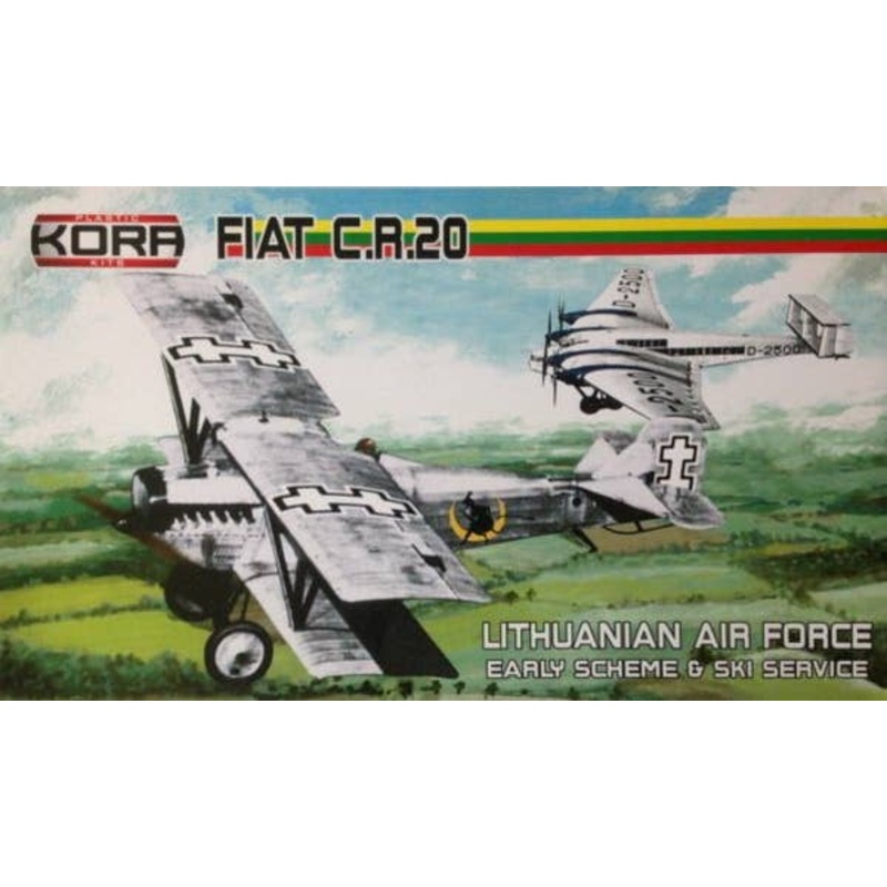1/72 Fiat CR.20 "Lithuanian Service", Early Schemes
