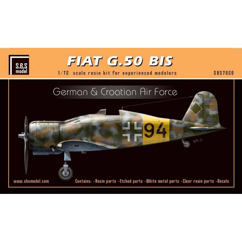 1/72 Fiat G.50 Bis "German & Croatian Air Force"