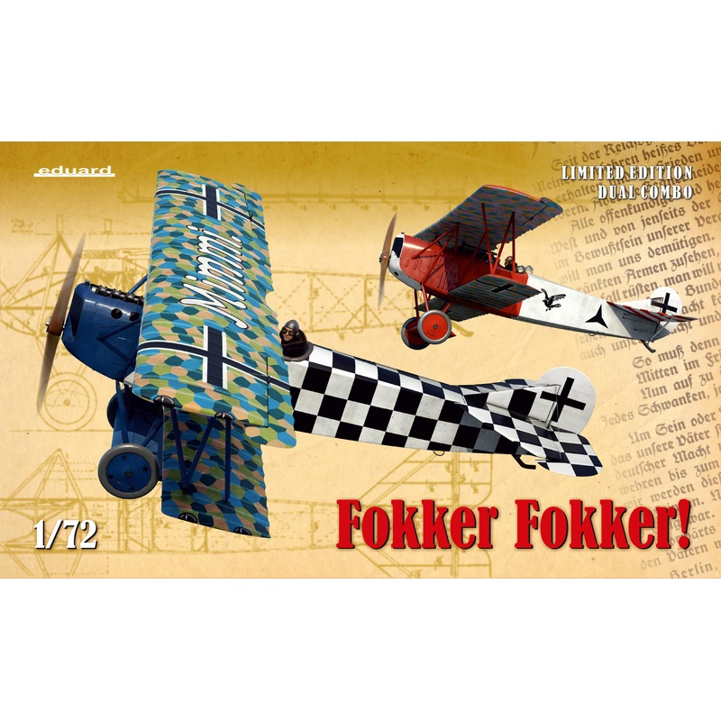 1/72 Fokker Fokker! Fokker D.VII Dual Combo Limited Edition