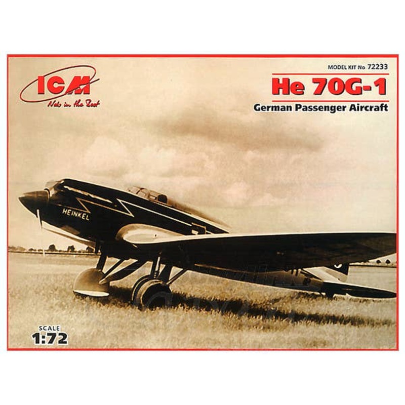 1/72 He 70G-1 German Passenger Aircraft