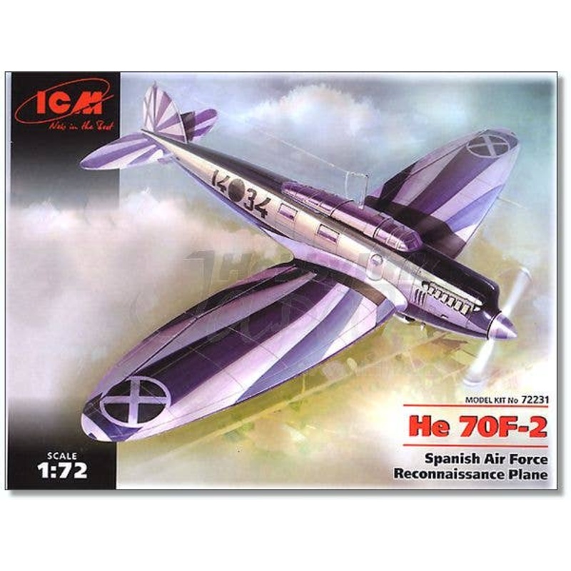 1/72 He70F-2 Spanish Air Force Reconnaissance Plane