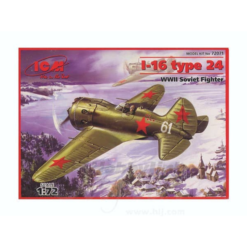 1/72 I-16 Type 24 WWII Soviet Fighter