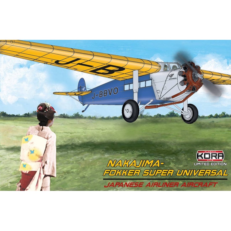1/72 Nakajima-Fokker Super Universal Japanese Airliner