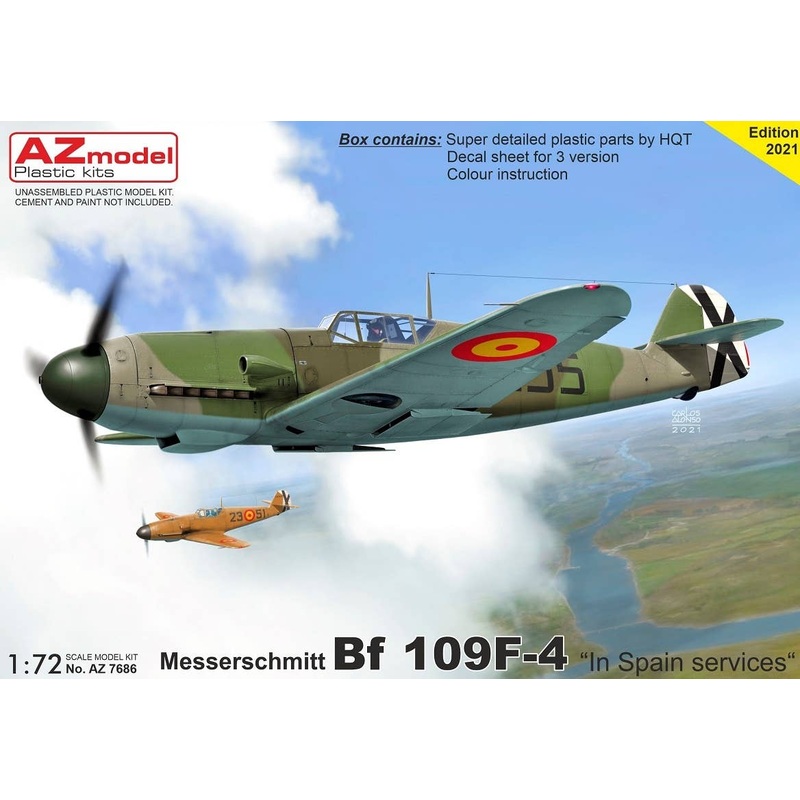 1/72 Bf 109F-4 In Spanish Service