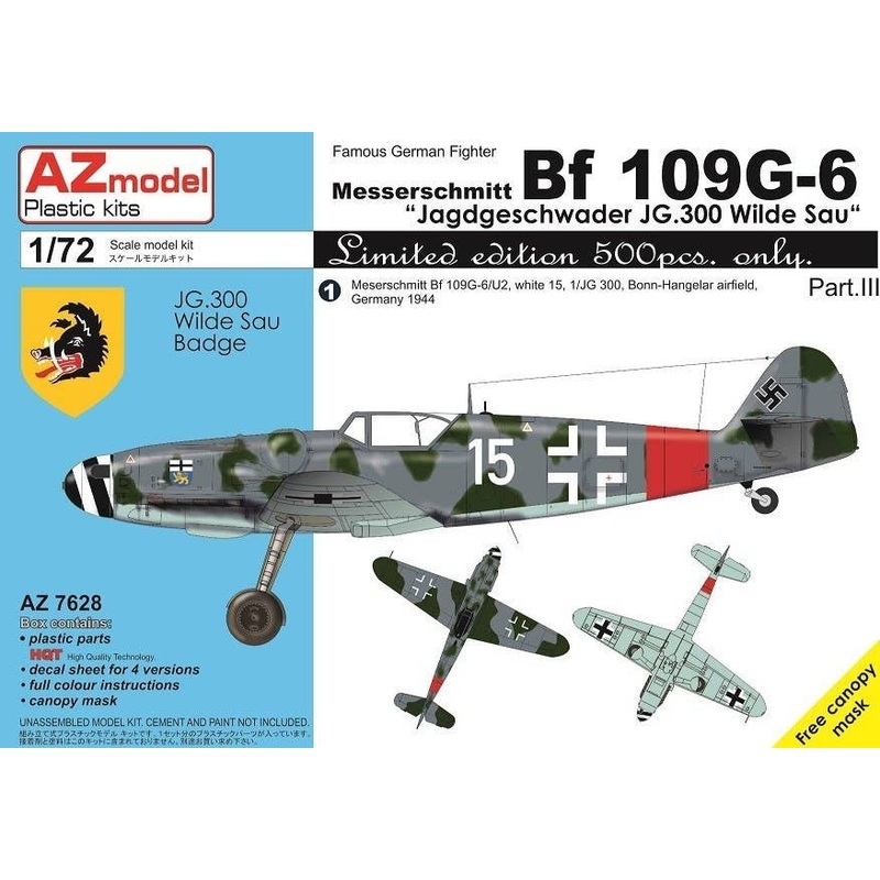 1/72 Bf 109G-6 JG.300 Pt.III