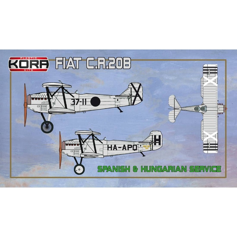 1/72 Fiat CR.20B Bicomando/Two-Seater Spanish & Hungarian Service