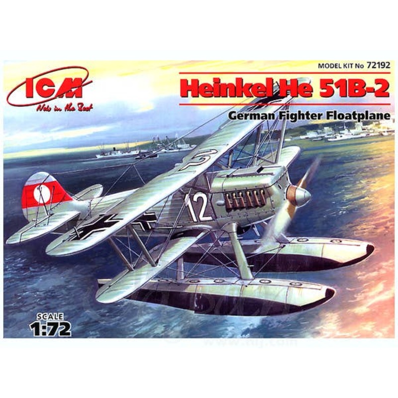 1/72 Heinkel He 51B-2 German Fighter Floatplane