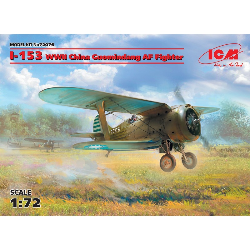 1/72 I-153, WWII China Guomindang AF Fighter