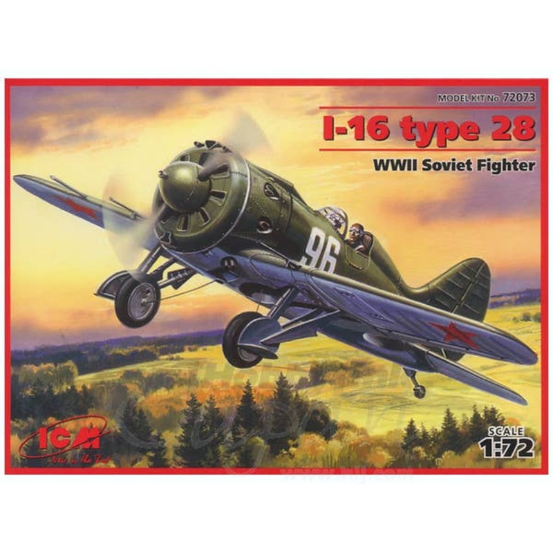 1/72 I-16 Type 28 WWII Soviet Fighter