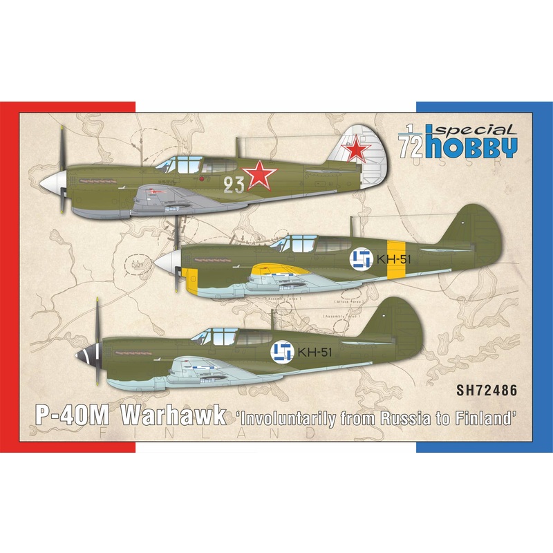 1/72 P-40M Warhawk Involuntarily from Russia to Finland