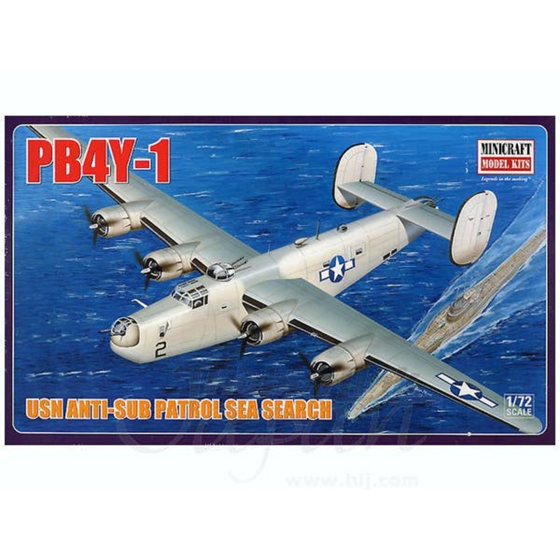 1/72 PB4Y-1 USN Anti-Sub Patrol Sea Search