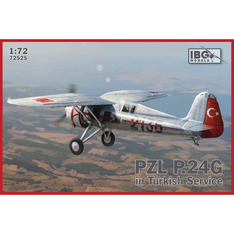 1/72 Po / PZL P.24G/ Gull Wing Fighter/Sealed Windshield/Turkish Military Specifications