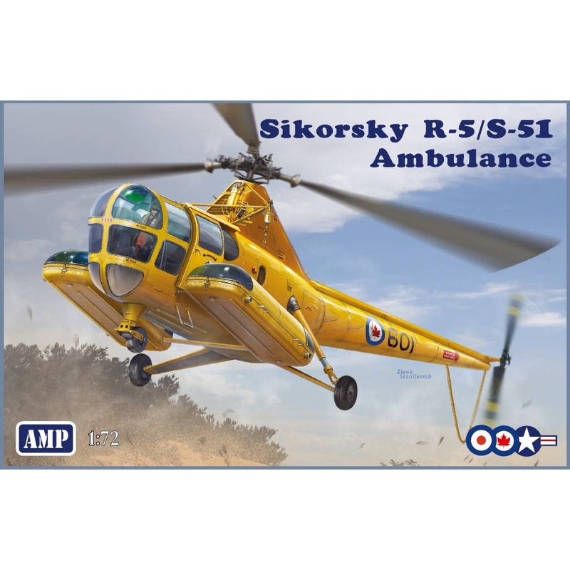 1/72 Sikorsky R-5/S-51 Ambulance Helicopter