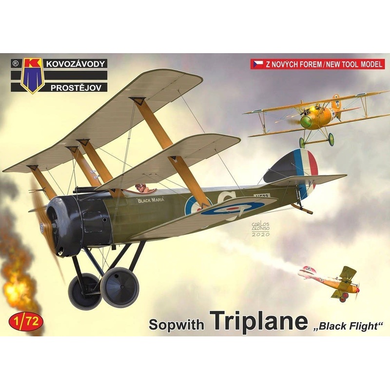 1/72 Sopwith Triplane Black Flight