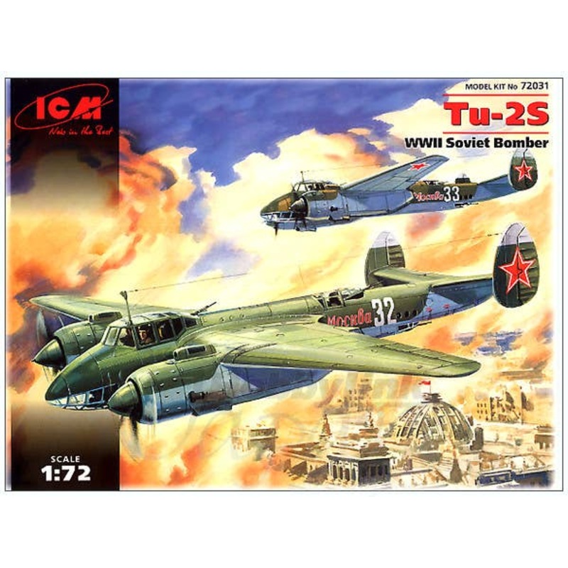 1/72 Tu-2S WWII Soviet Bomber