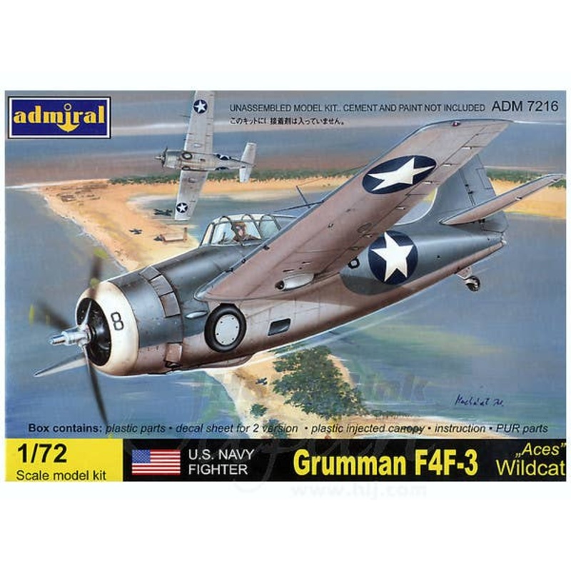 1/72 U.S.N Grumman F4F-3