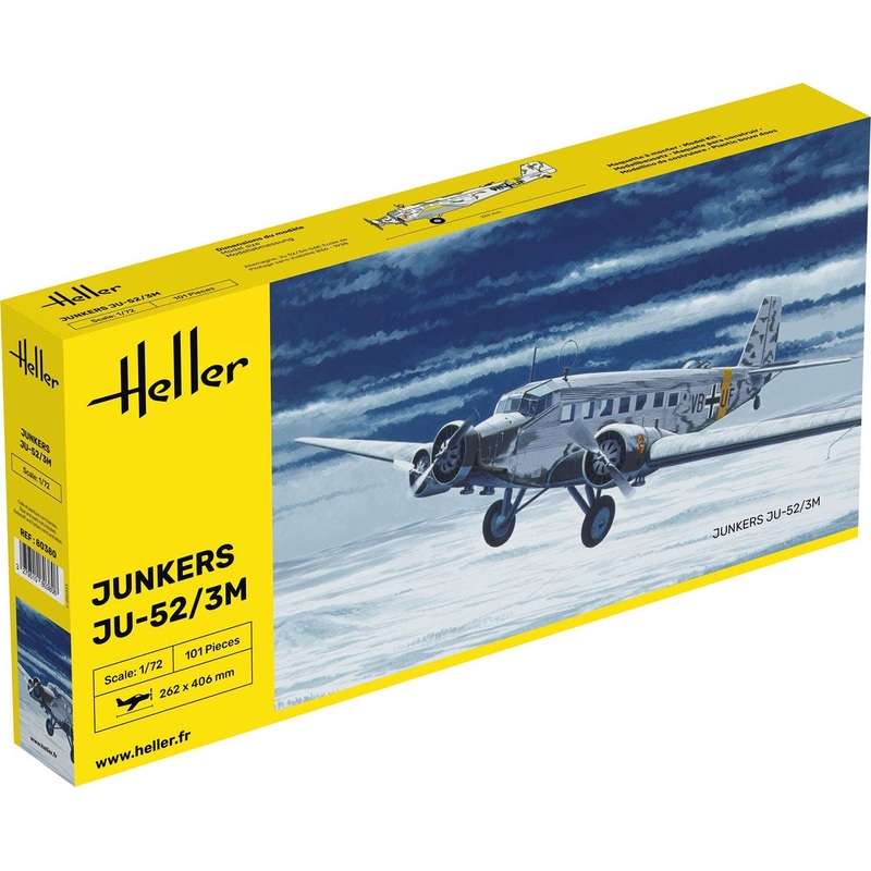 1/72 WW.II German Army Junkers JU-52/3M Transport Plane