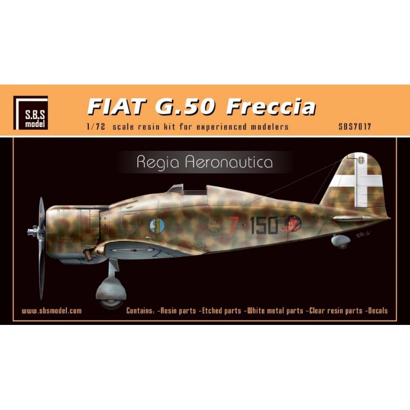 1/72 Fiat G.50 Freccia "Regia Aeronautica"