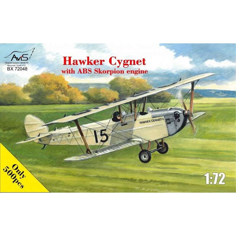 1/72 Hawker Cygnet with ABS Skorpion engine