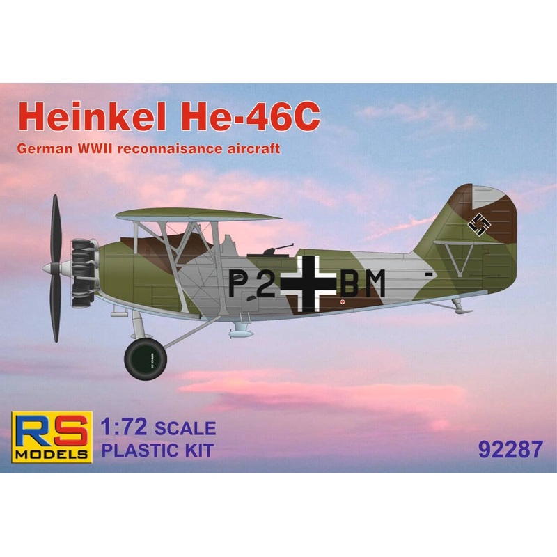 1/72 Heinkel He-46C German Reconnaissance Aircraft