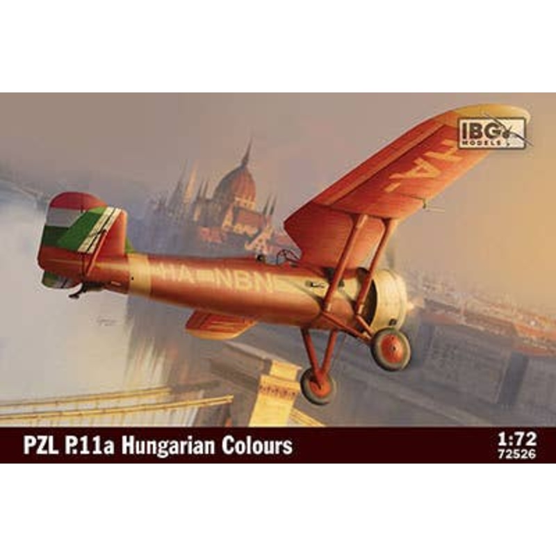 1/72 Hungarian PZL P.11a Gull Wing Fighter