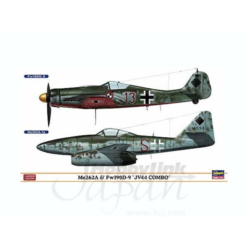 1/72 Me262 & Fw190D-9 "JV44 Combo" Ltd.