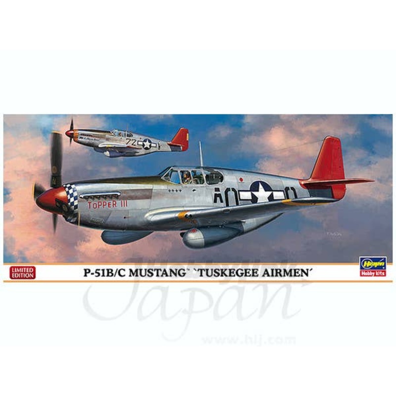 1/72 P-51B/C Mustang Tuskegee Airmen