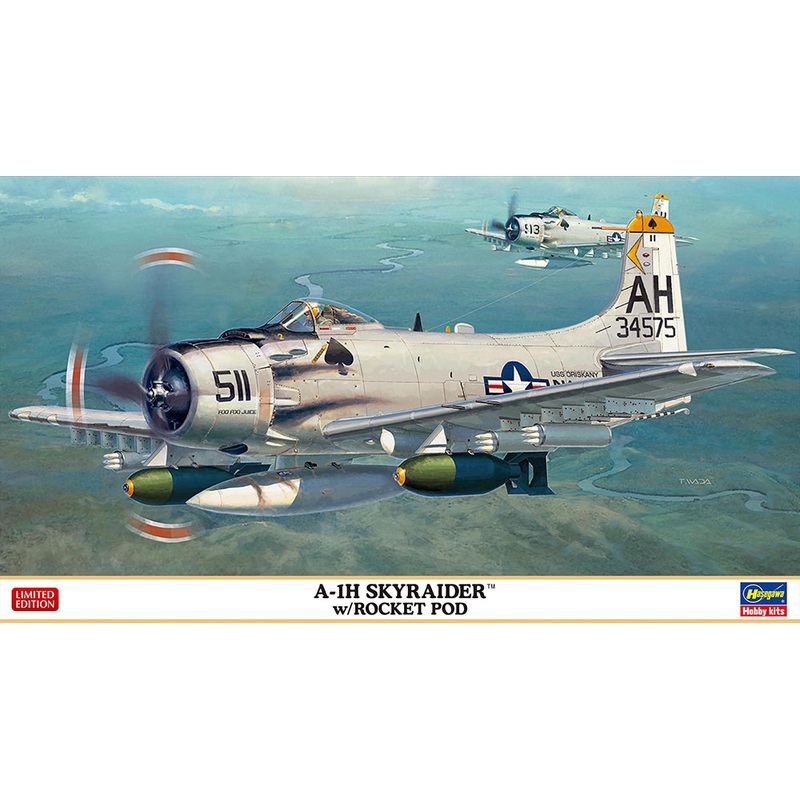 1/72 A-1H Skyraider w/ Rocket Pod