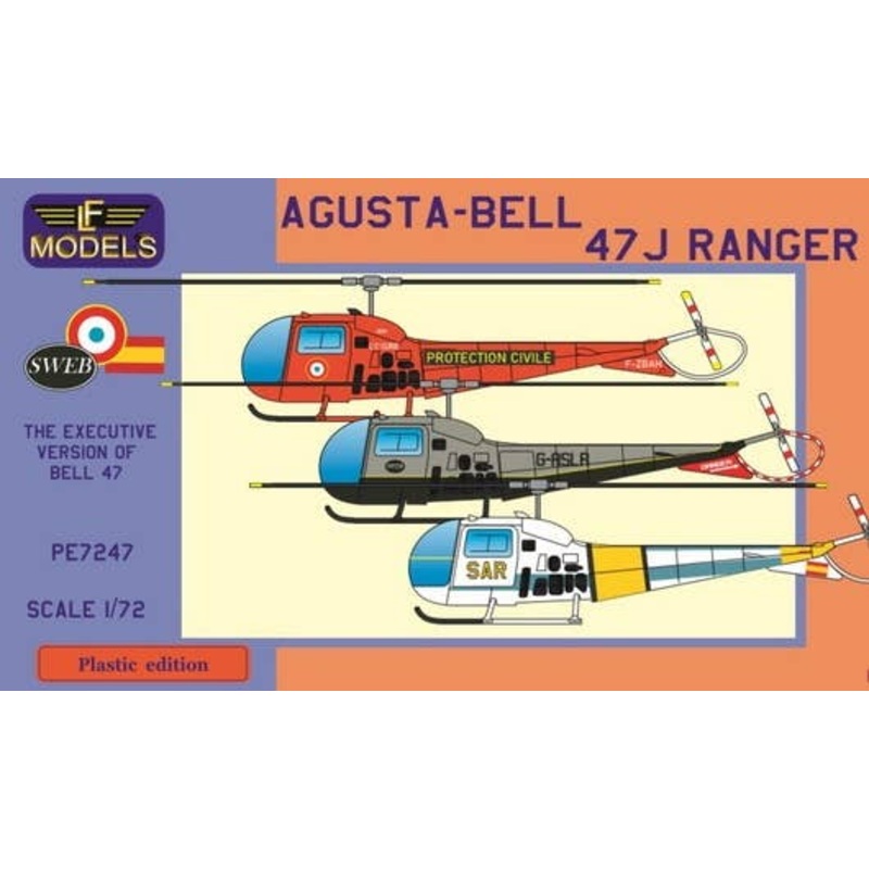 1/72 Agusta-Bell 47J Ranger (France, UK, Spain)