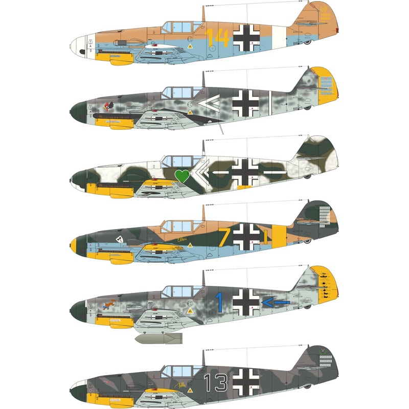 1/72 Bf109F-4 Profipack