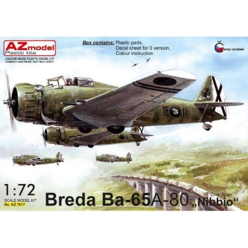 1/72 Breda BA-65 A-80 Nibbio Over Spain
